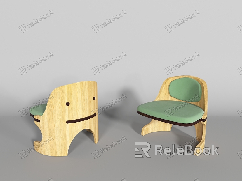 Modern children's chair model