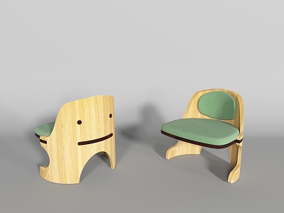 Modern children's chair model