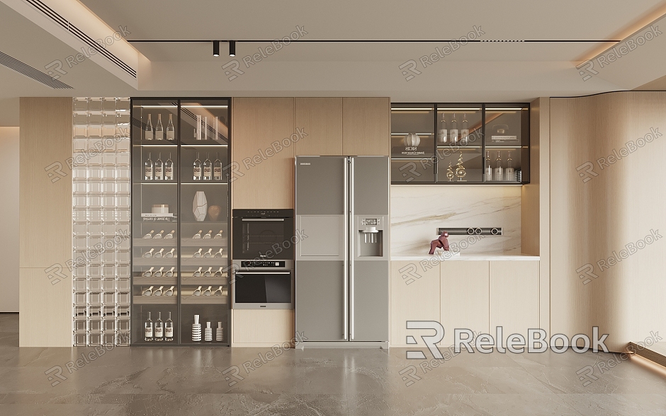 Modern Wine Cabinet model