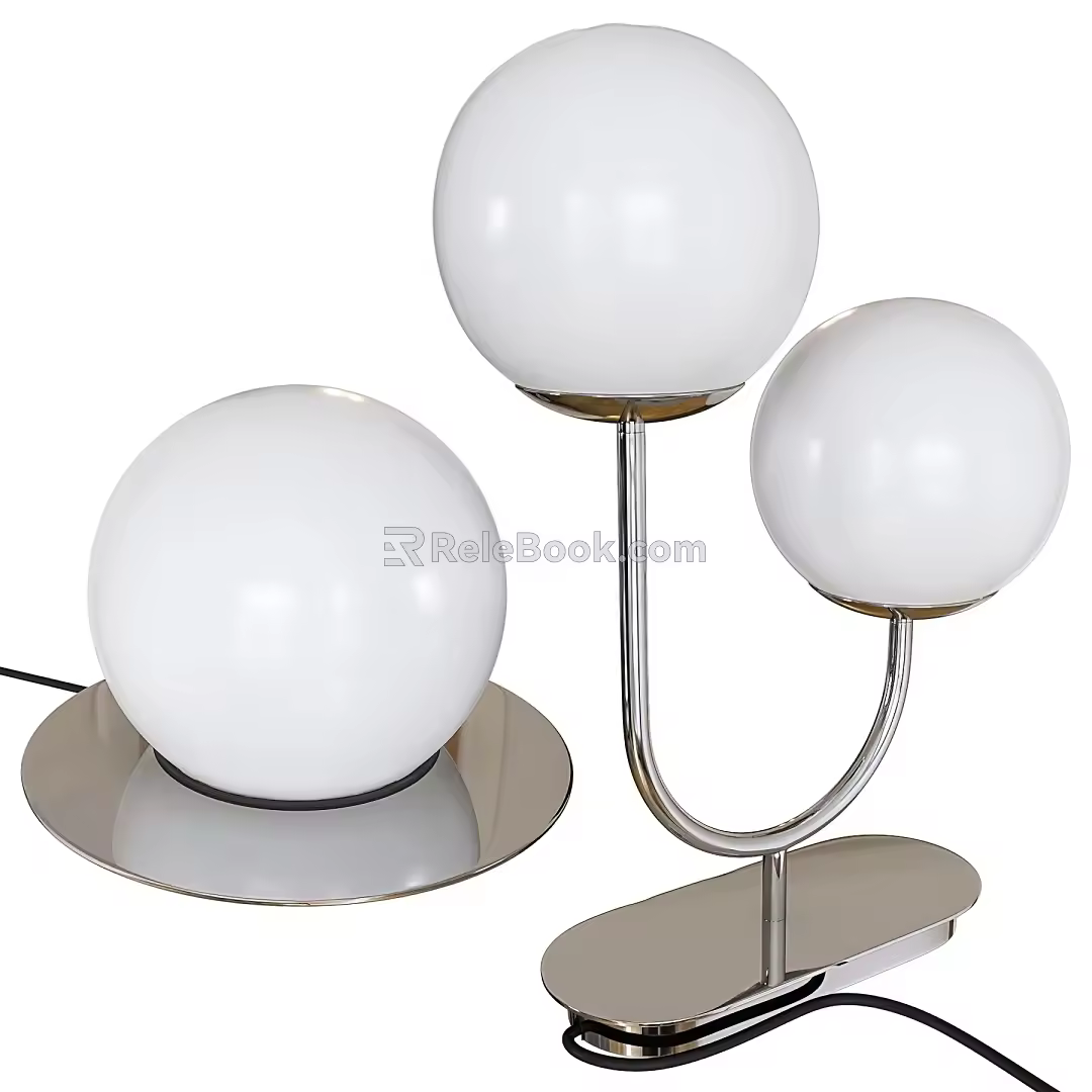 Modern table lamp 3d model