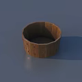 Elegant Wooden Octagonal Wash Basin With Small Square Details For Modern Bathroom