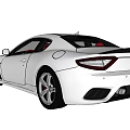 White Sports Car Featuring Red Seats Streamlined Body And Stylish Front Grille Design
