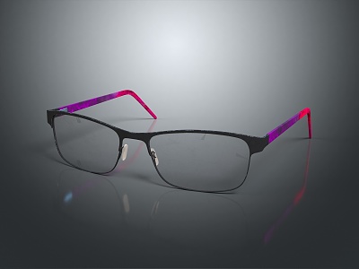 glasses sunglasses 3d model