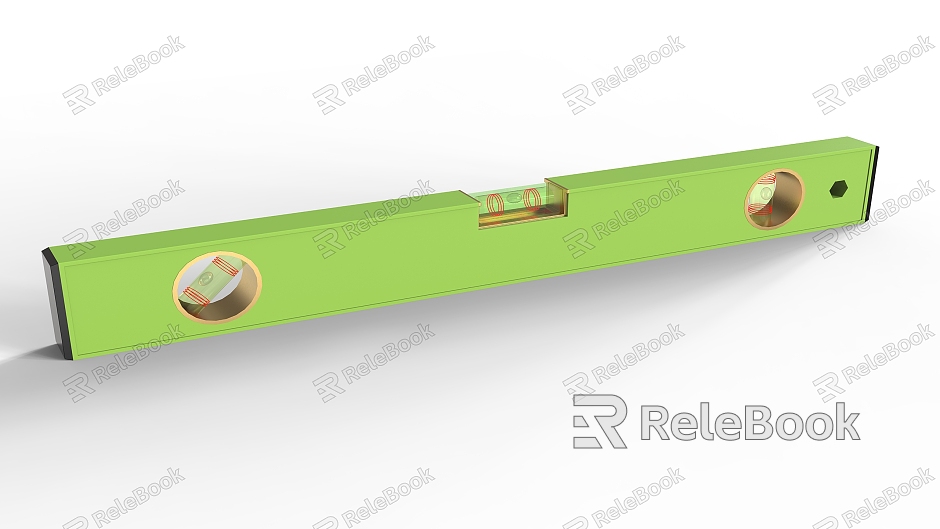 Level water balance ruler tool model