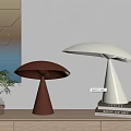 Modern table lamp 3d model