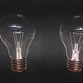 Contemporary Home Furniture Decor Featuring Transparent Glass Light Bulbs