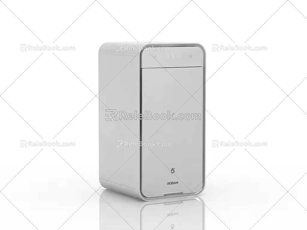 Modern filter element water purifier 3d model