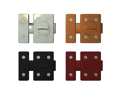High Quality Hardware Hinges In Various Colors For Furniture Applications 3d model