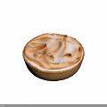Delicious Baked Pie With Golden Meringue Topping And Flaky Crust