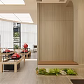 Bright Pilates Studio Interior With Wooden Reformers Red Exercise Balls And Cadillac Frames