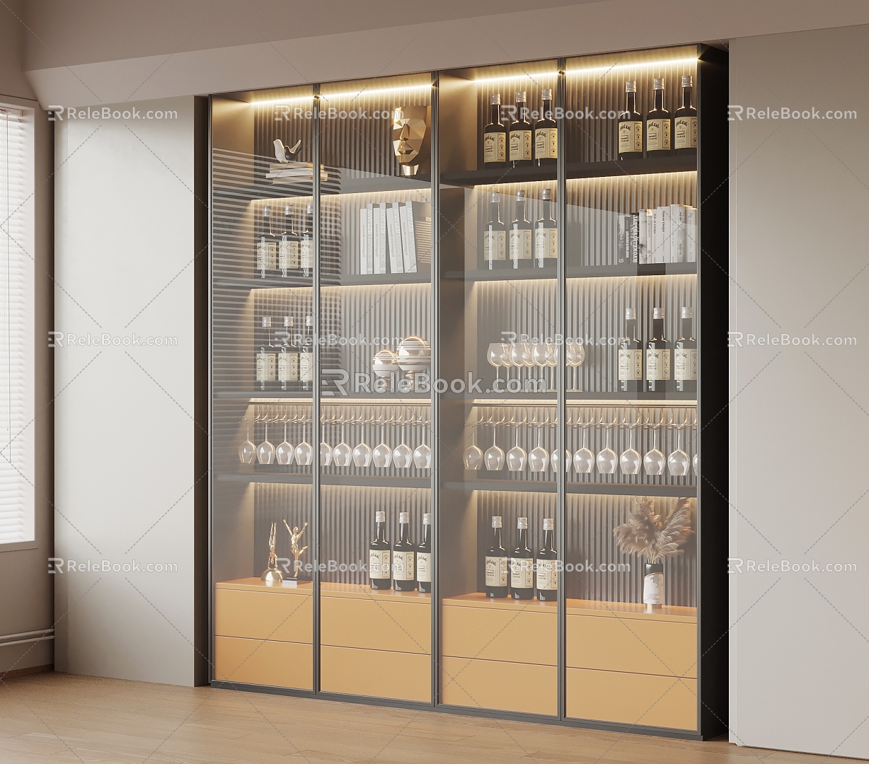 Wine Cabinet model