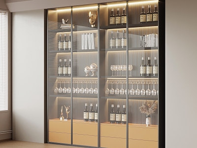 Wine Cabinet model