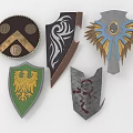 Modern Shield 3d model
