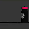 Soccer Cup Themed Water Bottle And Storage Bag With Carabiner And Cloth