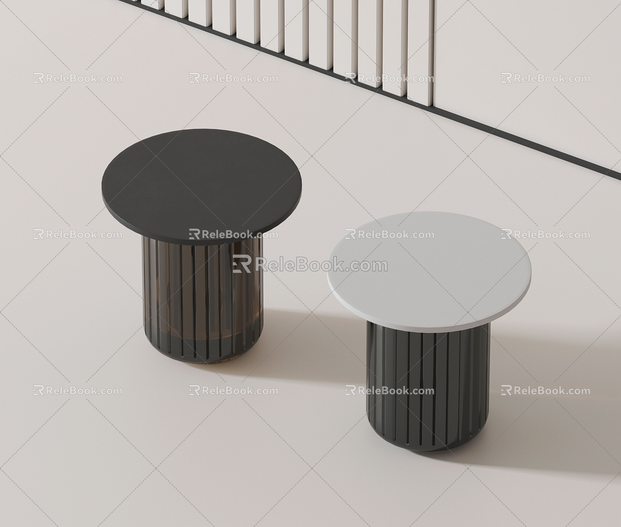 Modern side corner 3d model