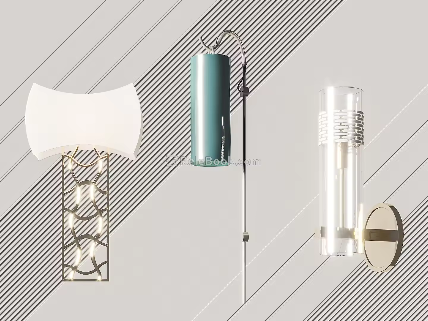 Modern wall lamp 3d model