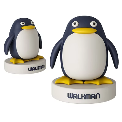 Modern Toy Penguin Toy 3d model