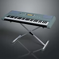Portable Digital Electronic Keyboard Music Instrument with Stand Black and White Keys