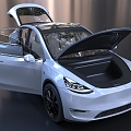 Tesla Motors ModelY New Energy Vehicle 3d model