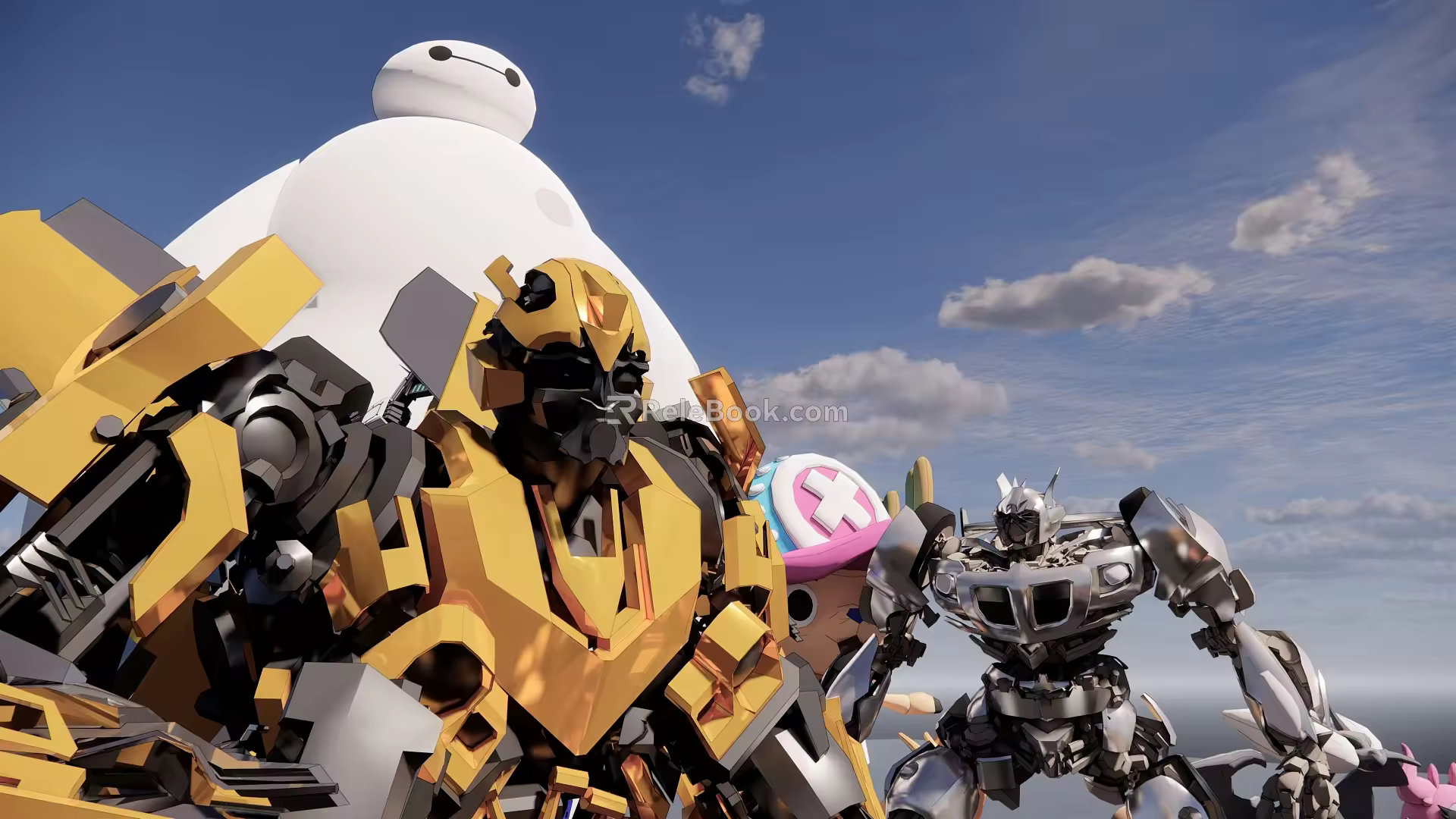Modern Robot Toy Robot 3d model