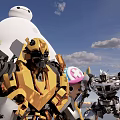 Modern Robot Toy Robot 3d model
