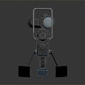 Turret Machine Gun Heavy Machine Gun Turret Sci-fi Tower Defense Game Tower Defense Sci-fi Turret Game Turret 3d model