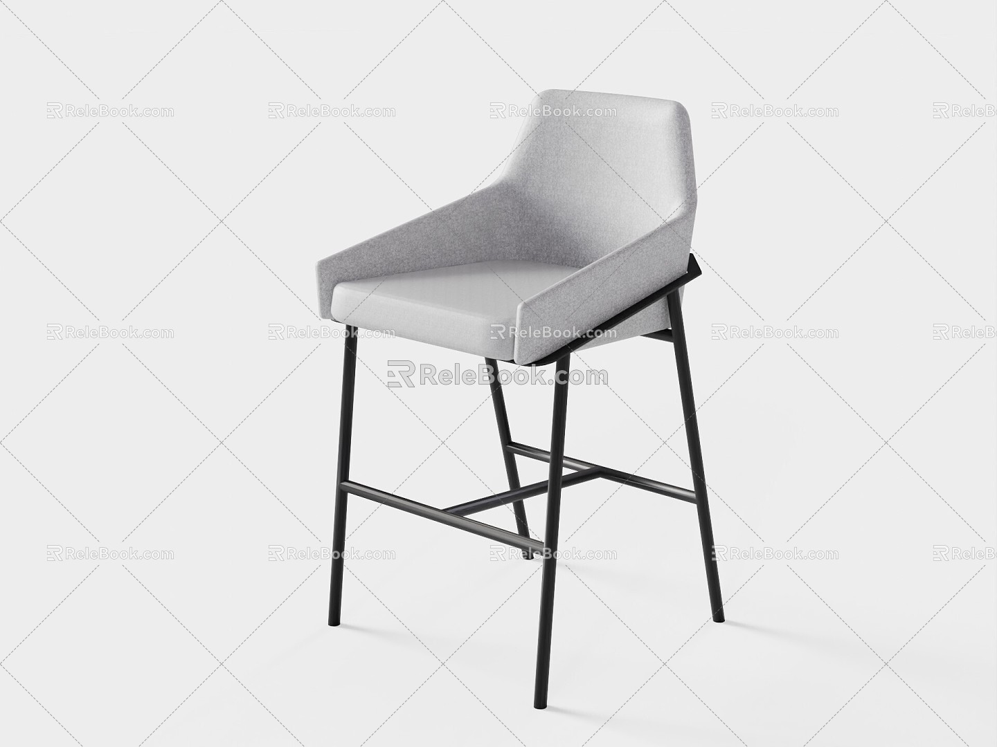 Bar Chair Banqueta Viana M 3d model