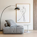 Modern Single Sofa 3d model