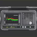 Portable Electronic Test Device With Display Screen Waveform Graph And Control Knobs