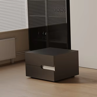 Modern bedside table 3d model