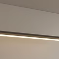 Modern Long Strip Pendant Light With Sleek Design And Illuminated Ceiling Mount