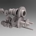 Industrial Equipment Mechanical Components Featuring Gears Shafts And Rotating Parts