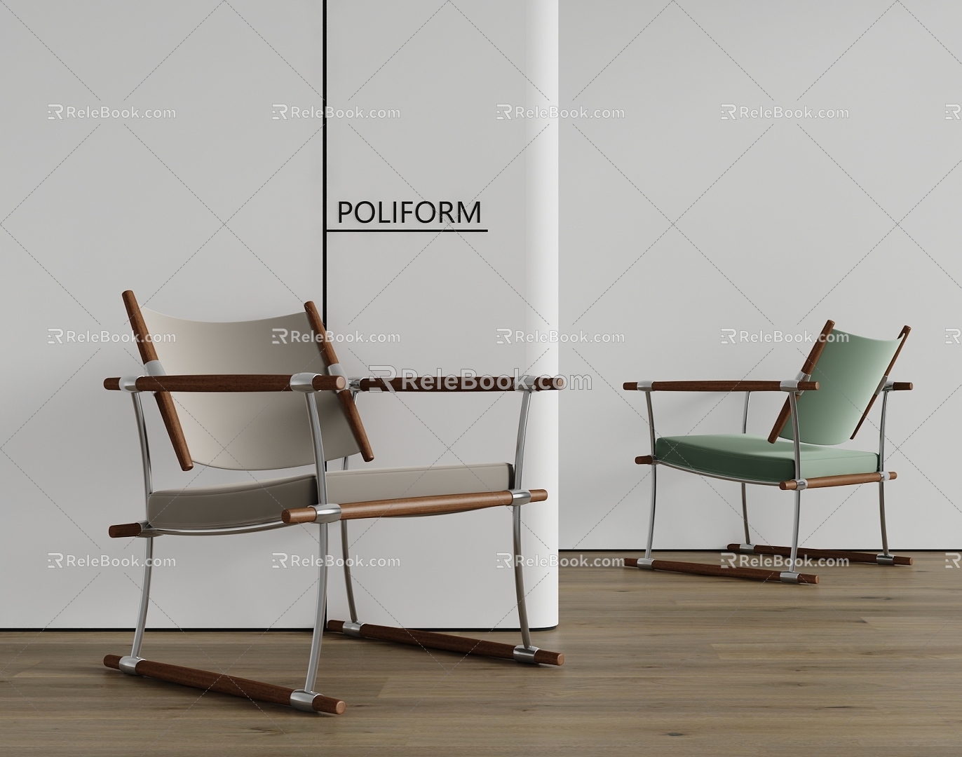 Lounge Chair Chair Single Chair 3d model