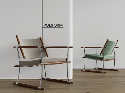 Lounge Chair Single Chair 3d model