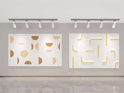 Modern Wall Decoration 3d model