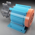 Water pump pumping machine motor machine 3d model