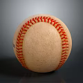 Durable Traditional Baseball Sport Equipment Featuring Red Stitching And Classic Design