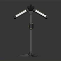 Sturdy Tripod Equipment with Metal Base and Yellow Accent Adjustable Arms