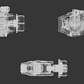 Mechanical Character And Biological Creature Design With Intricate Features And Organic Details