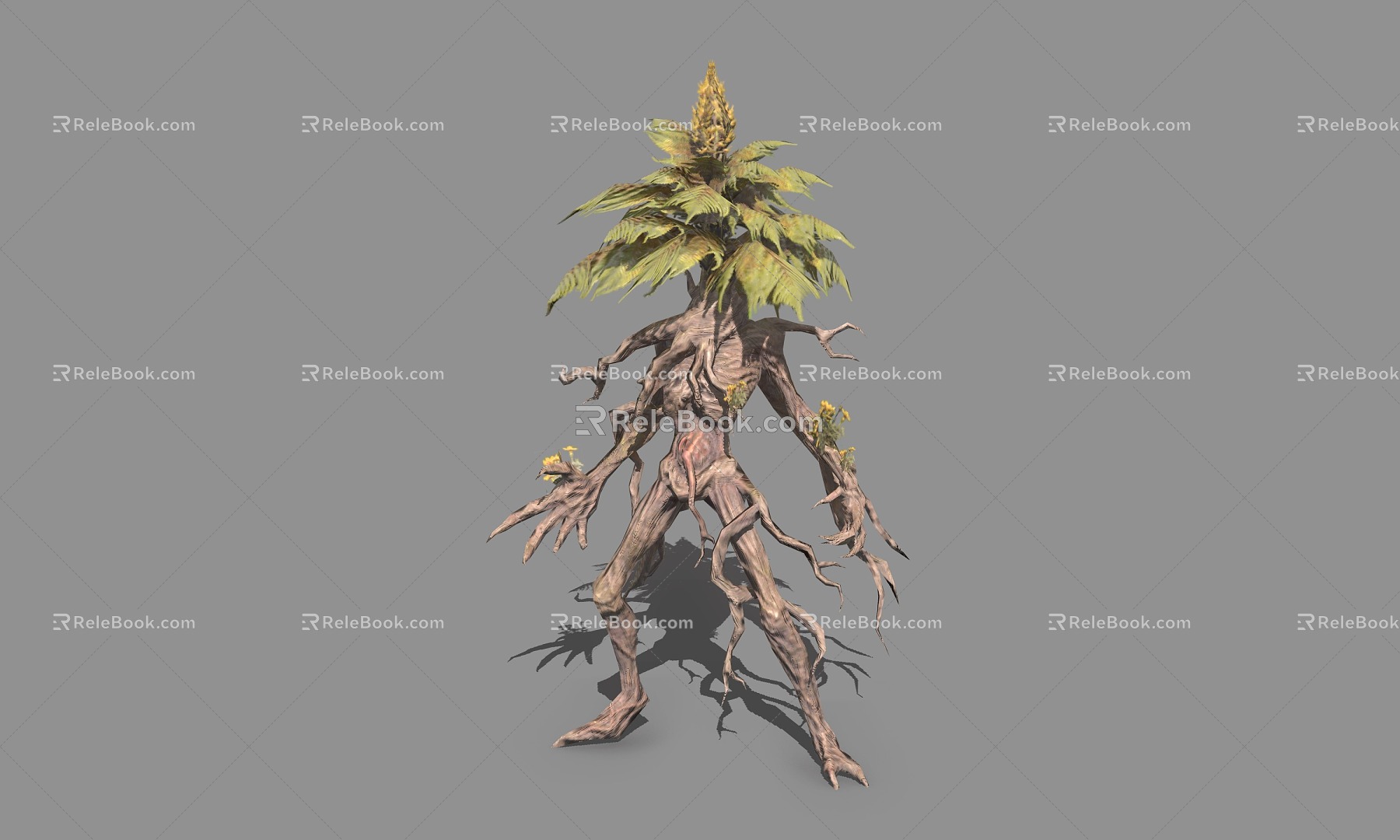 Secret Realm Tree Man Tree Demon Tree Essence 3d model