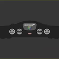 Super Nintendo Entertainment System Console With Gray Black Design Control Buttons And Cartridge Slot