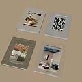 Interior Design Coffee Table Books Featuring Various Home Decor And Architectural Covers