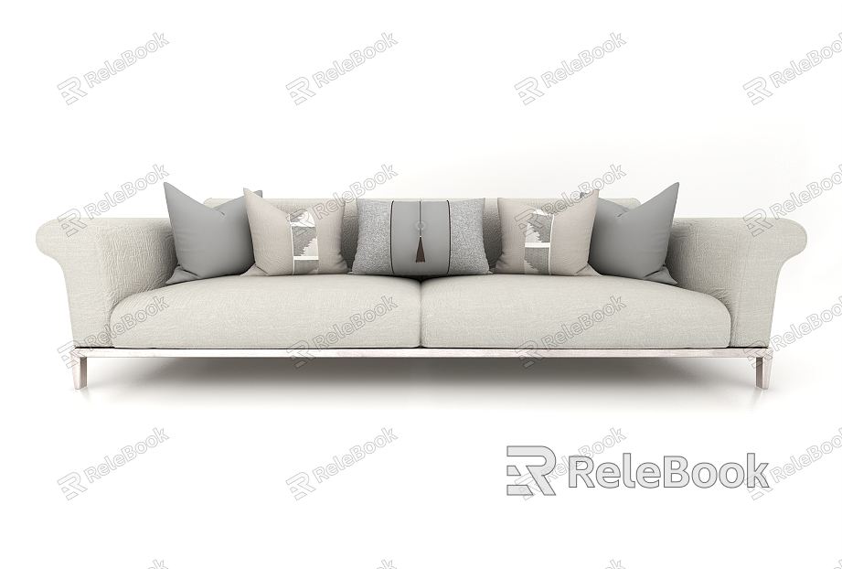 modern double sofa sofa model