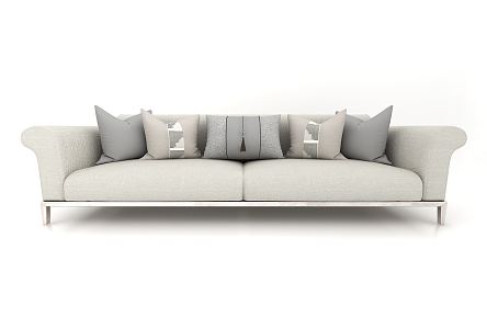 modern double sofa 3d model