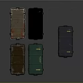 Toolbox tin box iron box plastic box container realistic 3d model