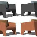 Modern Minimalist Accent Chair With Multiple Color Options And Comfortable Seating Design