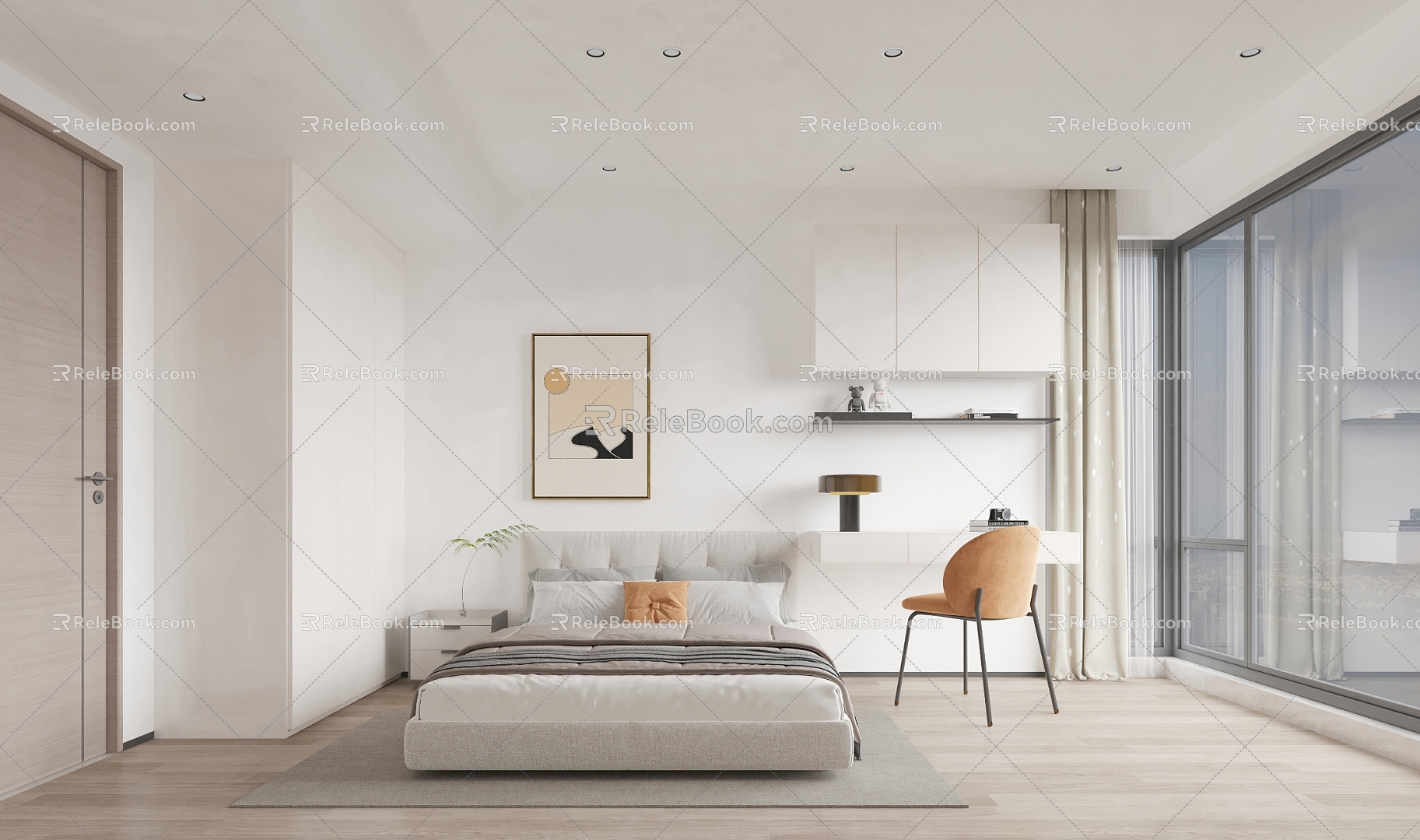 Modern Bedroom 3d model