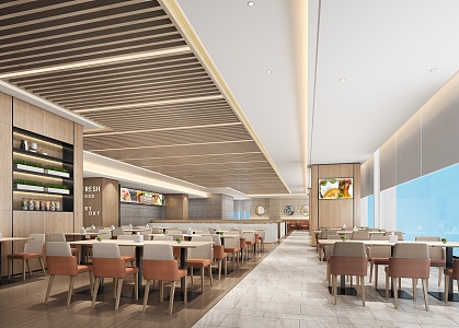 Staff Restaurant 3d model