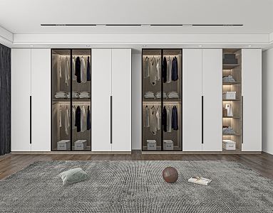 Modern wardrobe 3d model