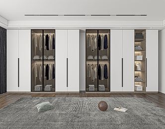 Modern wardrobe 3d model